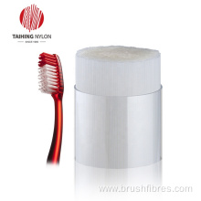 Satisfactory PBT tapered filament for toothbrush